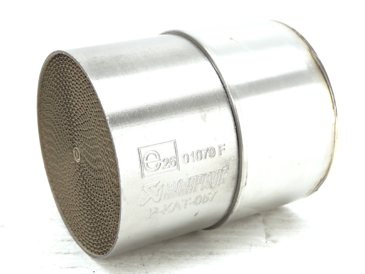 0@【評価N】未使用 社外 AKRAPOVIC アクラポビッチ マフラー オプション キャタライザー P-KAT-057 YAMAHA ヤマハ XSR900 MT-09拍卖