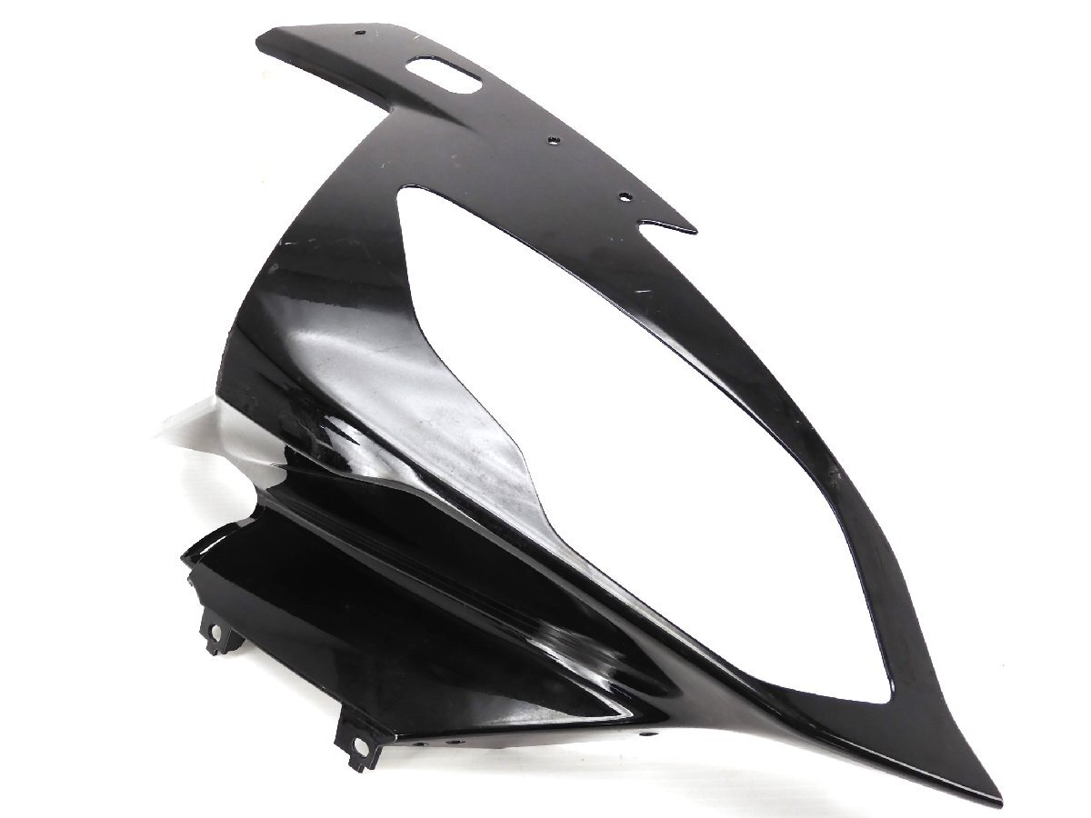 140@【評価A】BMW 純正 S1000RR 系 フロント アッパー カウル 右 46635546400 8551122 黒ブラック Trim upper section right拍卖