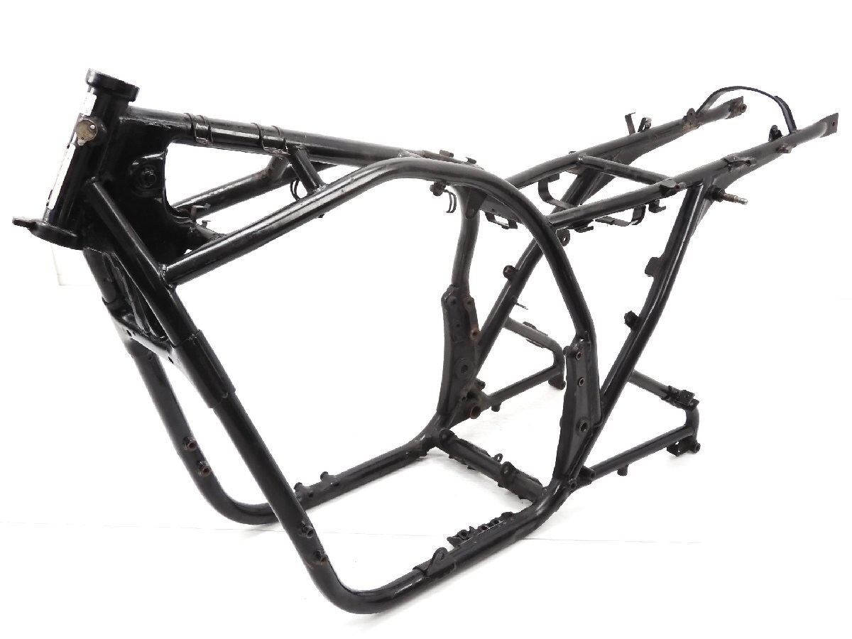 260@1056【評価A】 GS750 GS750D 当時物 純正 書付き フレーム 正規打刻 書類 通関証明書/製造証明書 付き拍卖