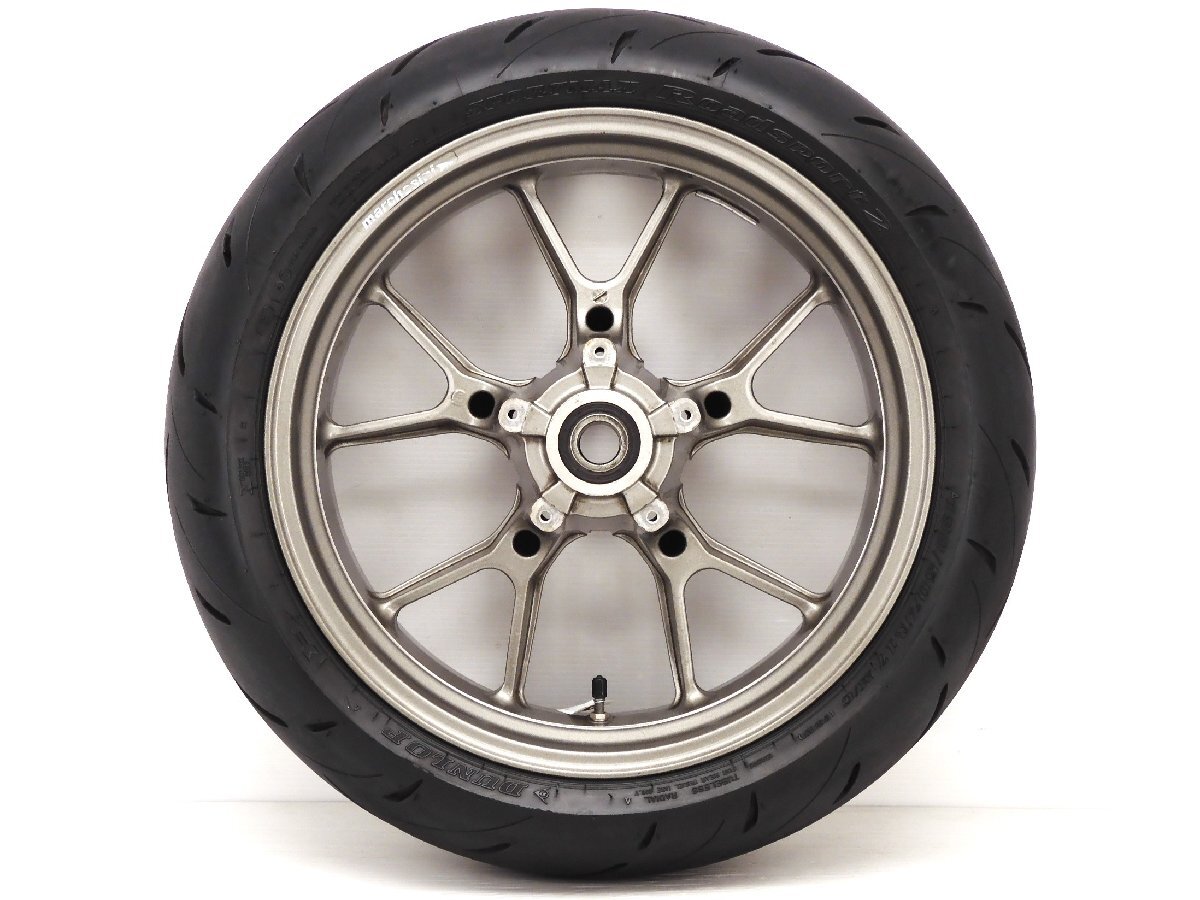 160@1063【評価A】 ドゥカティ 999 モノポスト 純正 マルケジーニ リア ホイール 190/50 ZR17 73W タイヤ 山4分 DUCATI 749拍卖