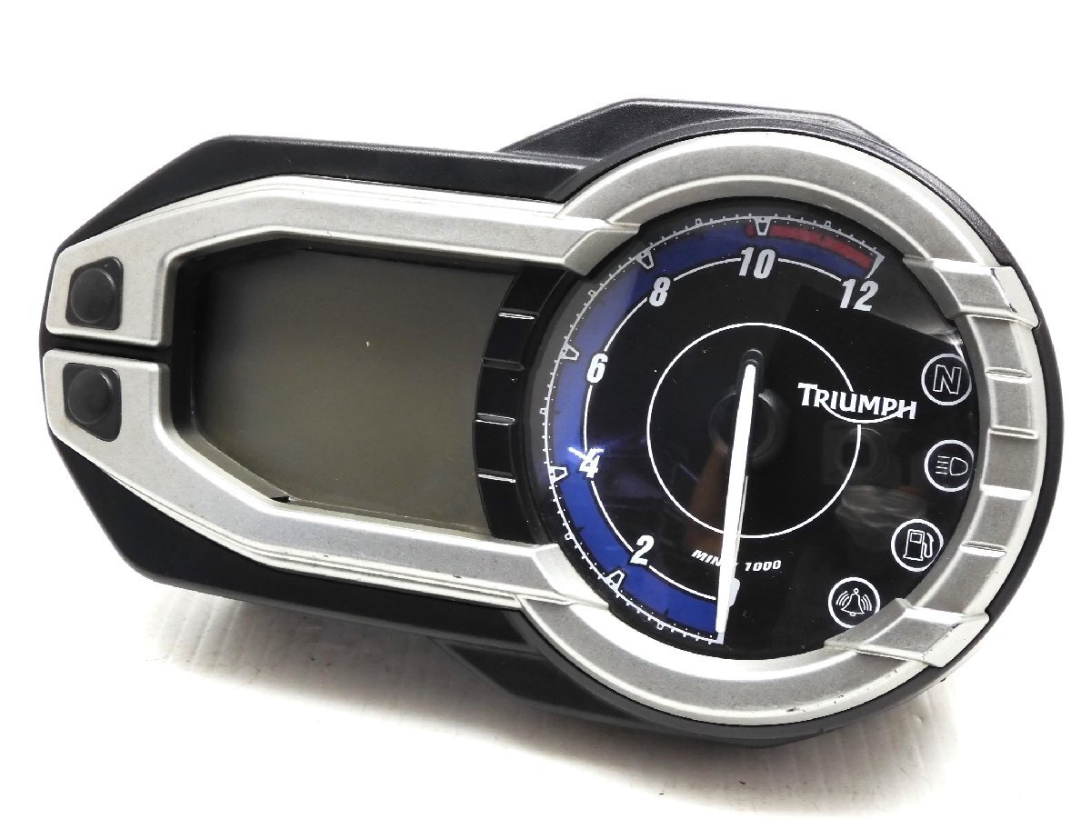 80@1077【評価S】 トライアンフ タイガー 800 実動 純正 メーター インジケーター パネル ASSY 始動動画有 meter拍卖