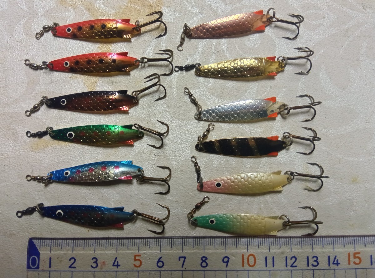 ABU アブ トビー 4g 良品12点セット! 検索)old、オールド、ダーデブル、ベーテ、クサモン、パラバン、管釣り、エリア、渓流、ヤマメ拍卖