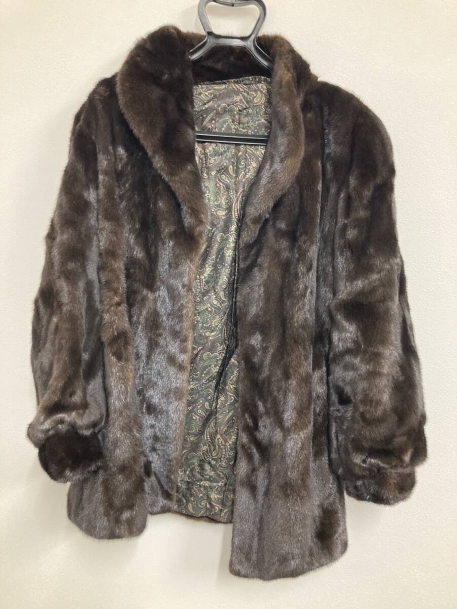 BLACKGLAMA ブラックグラマ ミンク コート リアルファー サイズ不明 ★9018拍卖
