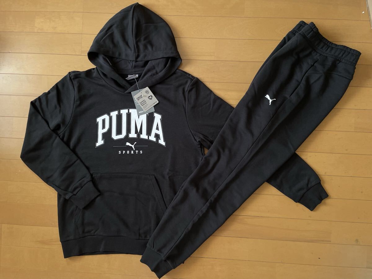 新品未使用 60%OFF¥13,200 L スウェット上下 ブラック黒 パーカー セットアップ 上下セット フーディー メンズ 即決拍卖