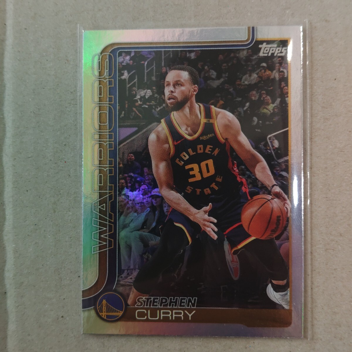 2025/26 topps BASKETBALL #135 【STEPHEN CURRY】GOLDEN STATE WARRIORS パラレル版 RAINBOW FOILBOAD拍卖