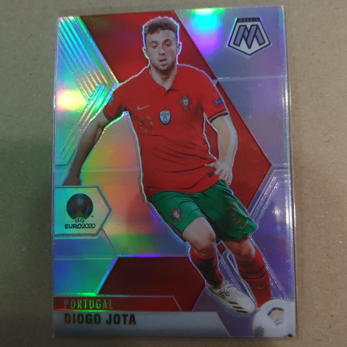 2021 PANINI MOSAIC UEFA EURO #158 DIOGO JOTA【ディオゴ・ジョッタ】ポルトガル代表 パラレル版 Silver拍卖