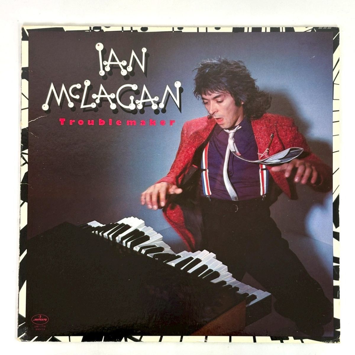 R1029-13【輸入盤 LP】IAN MCLAGAN イアン・マクレガン TROUBLEMAKER MERCURY SRM-1-3786 1979年 レコード 12inch インチ 動作未確認拍卖