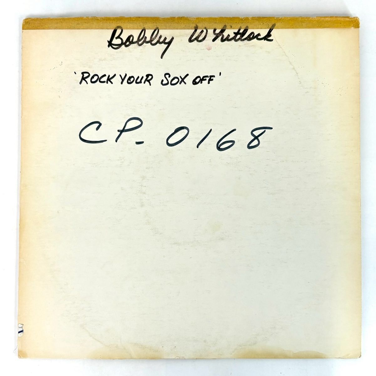 R1016-29【テストプレス盤 LP】BOBBY WITLOCK ROCK YOUR SOX OFF CP-0168 輸入盤 非売品 希少 レコード 12inch インチ 動作未確認拍卖
