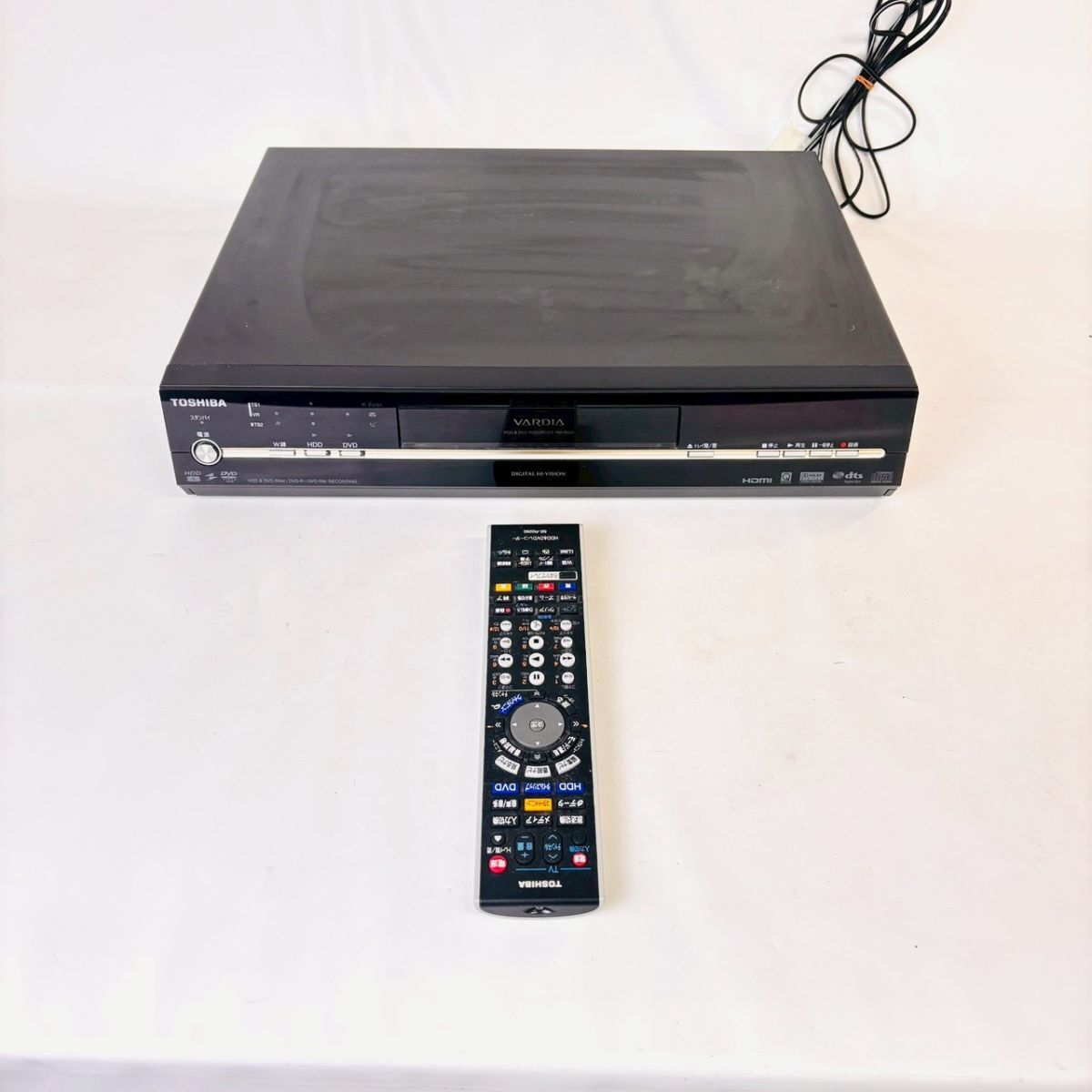 R1018-6 【TOSHIBA】※同梱不可 RD-S600 東芝HDD&DVDビデオレコーダー 2007年製 リモコン有り SE-R0260 本体通電確認済み 中古 現状品拍卖