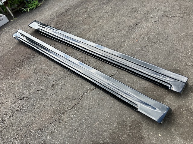 トヨタ★18クラウンマジェスタ★社外サイドスカート★サイドステップ★エアロパーツ左右セット★前期後期/UZS186/TOYOTA/部品取り車2081530拍卖