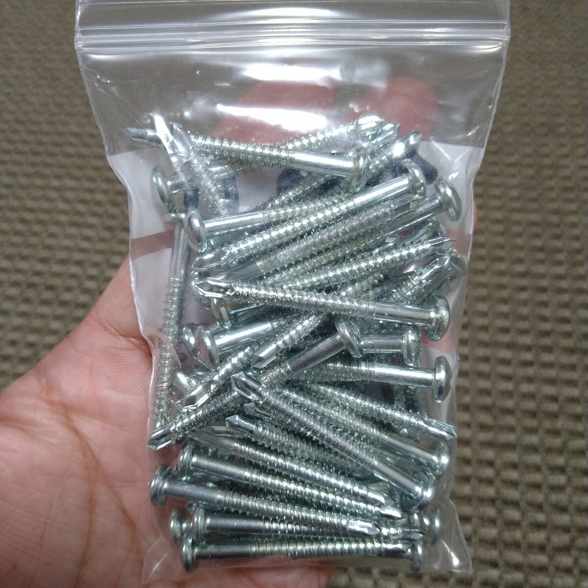 ジャンク品/長期保管品/Plas/ピアス/タップネジ/ユニクロ/ナベ4×40mm/MUSE/ダンバ/テクス/ドリルネジ/1袋50本入り拍卖