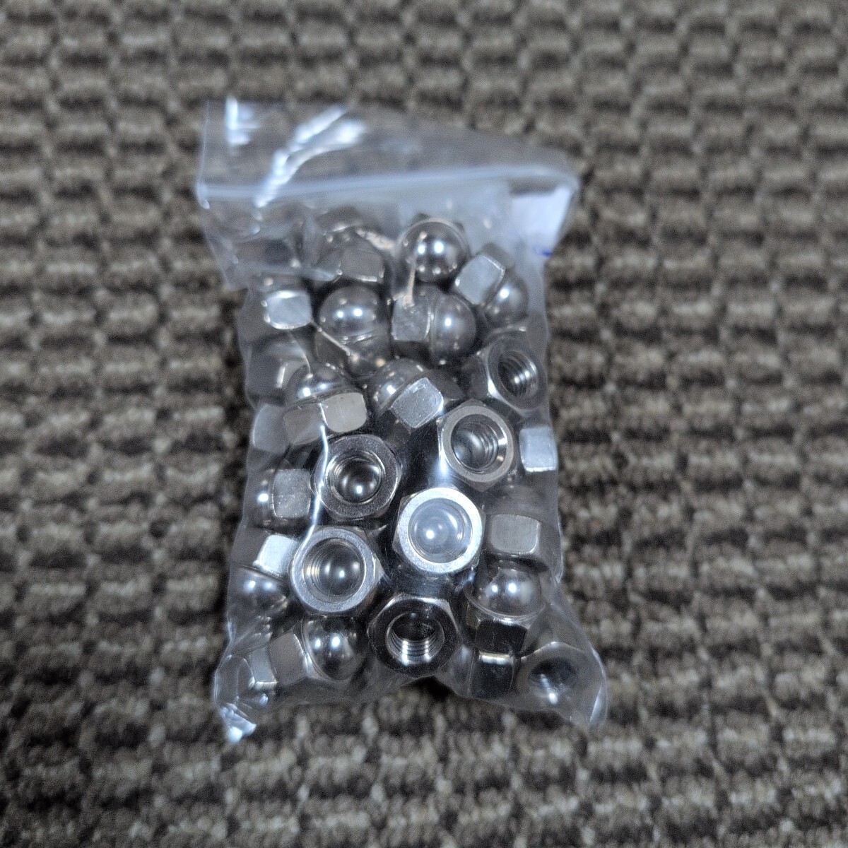 ジャンク品/長期保管品/MUGAI/袋ナット/CAPNUT/ステンレス/パレル研磨/ISO/M8/対辺13mmH12.5mm/1P50個入り拍卖