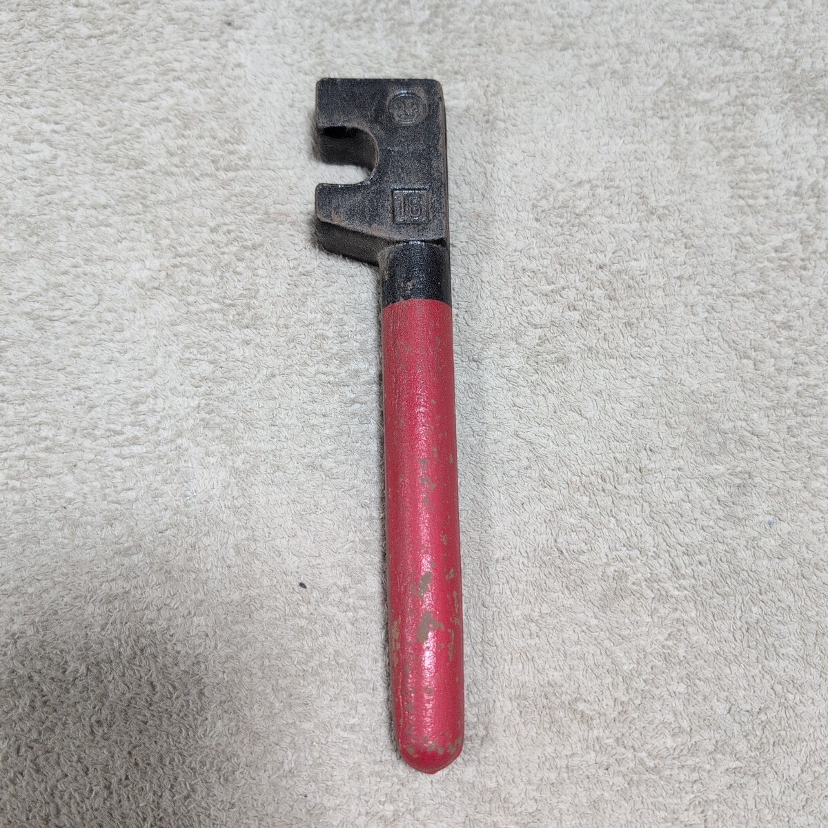 ジャンク品/長期保管品/モクバ/鉄筋曲げハンドル/D-2/16mm(D16)/全長190mm/質量560g/曲げ棒/鉄筋ベンダー拍卖