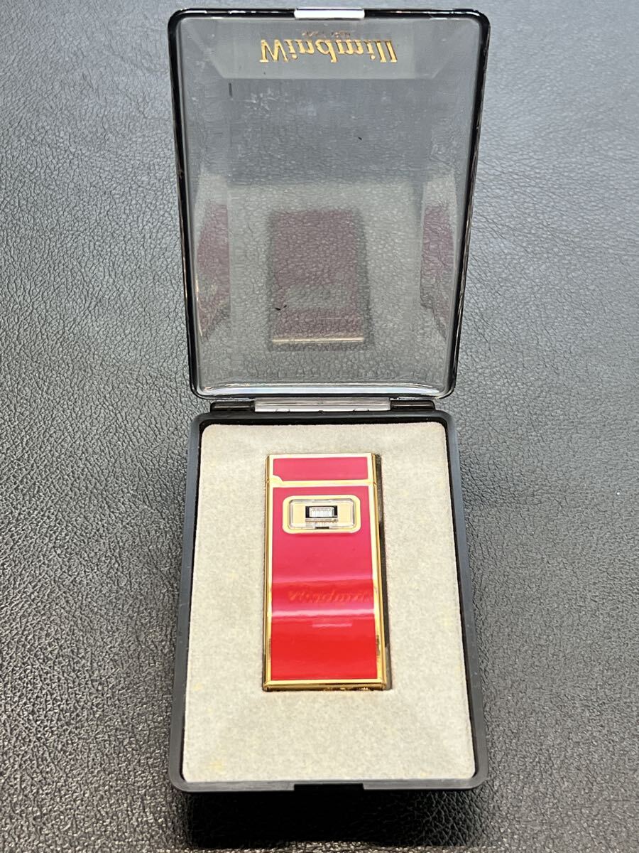 Windmill ウィンドミル ガスライター TL105 タッチセンサー 電子ライター レッド 箱付き拍卖