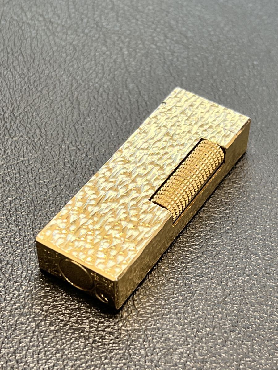 Dunhill ダンヒル ガスライター ローラー式 ゴールドカラー拍卖