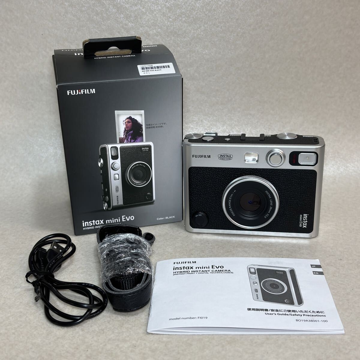 W4 - 15 )FUJIFILM instax mini Evo インスタントカメラ 富士フィルム拍卖