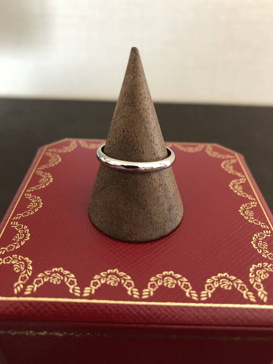 Cartier プラチナ 54 14号 1895 ウェディング リング 1895 WEDDING BAND B4012500 カルティエ 指輪拍卖