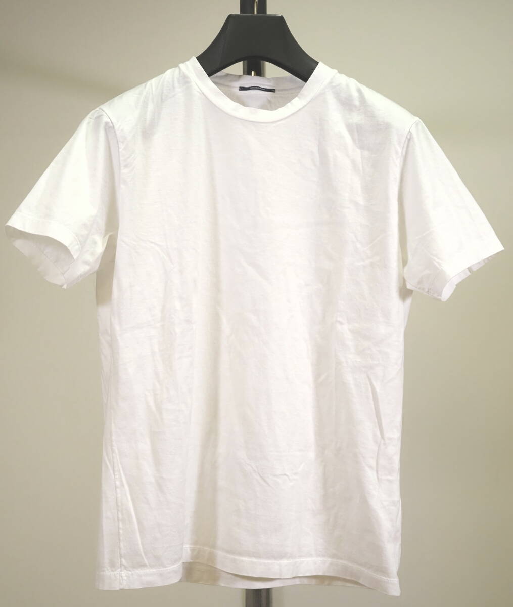 美品 TOMORROWLANDトゥモローランド クルーネックTシャツM白 日本製拍卖