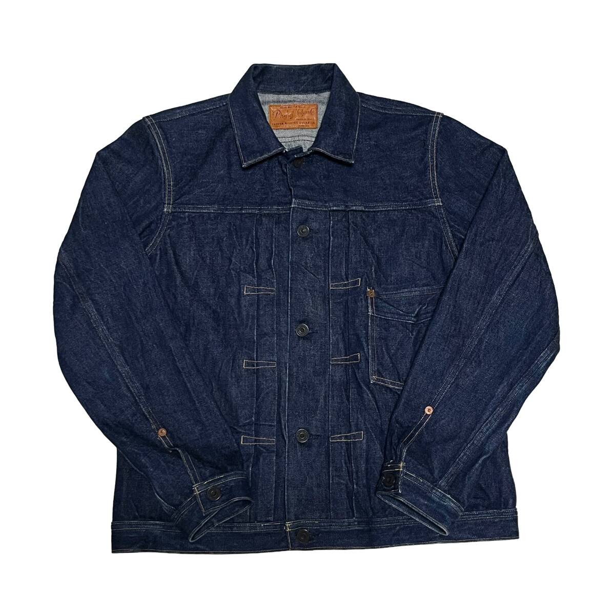 PHIGVEL MAKERS & Co. Lot.906 1st 大戦 デニムジャケット Gジャン シンチバック 濃紺 フィグベル拍卖