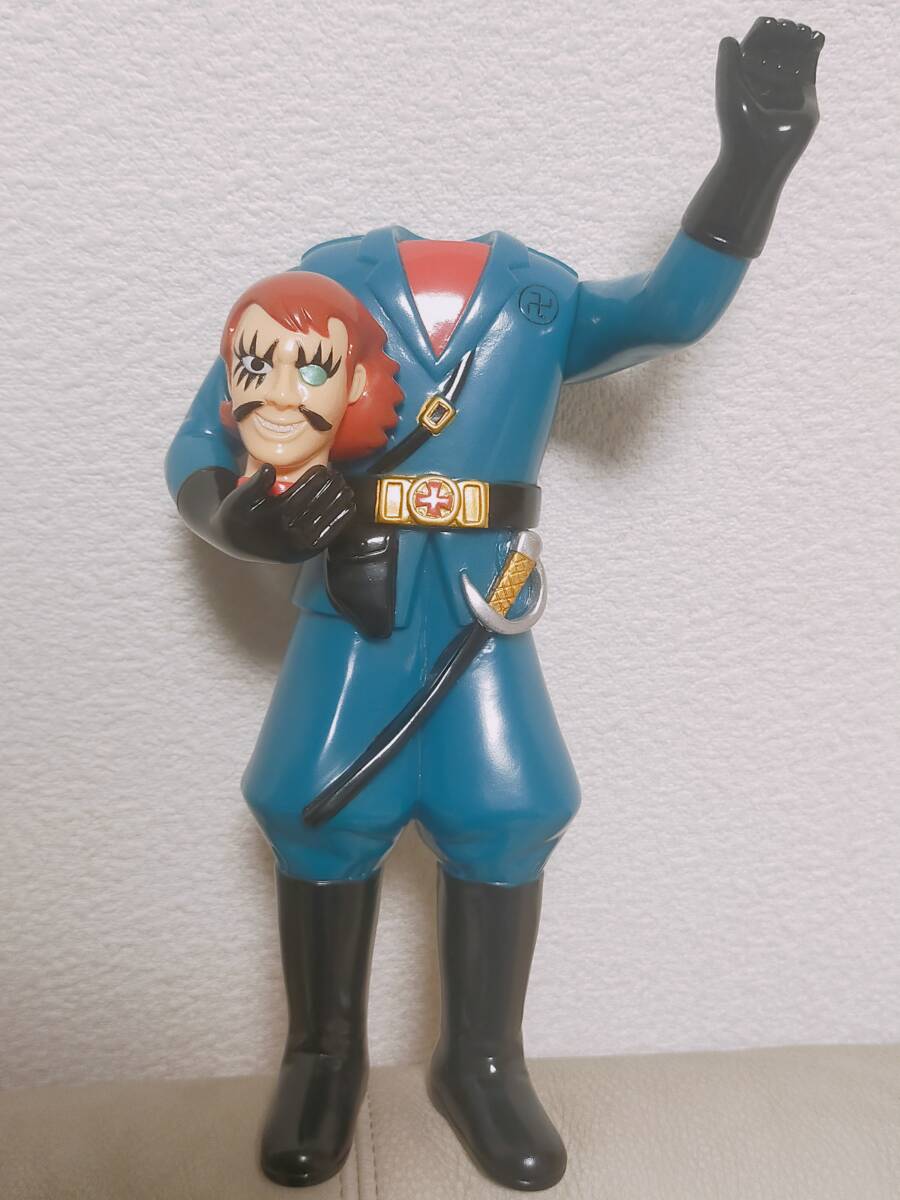 超レア ソフビ製 身長約26cm ブロッケン伯爵 マジンガー 鉄十字軍団 ポピー ジャンボマシンダー バンダイ 超合金 マルサン 機械獣拍卖