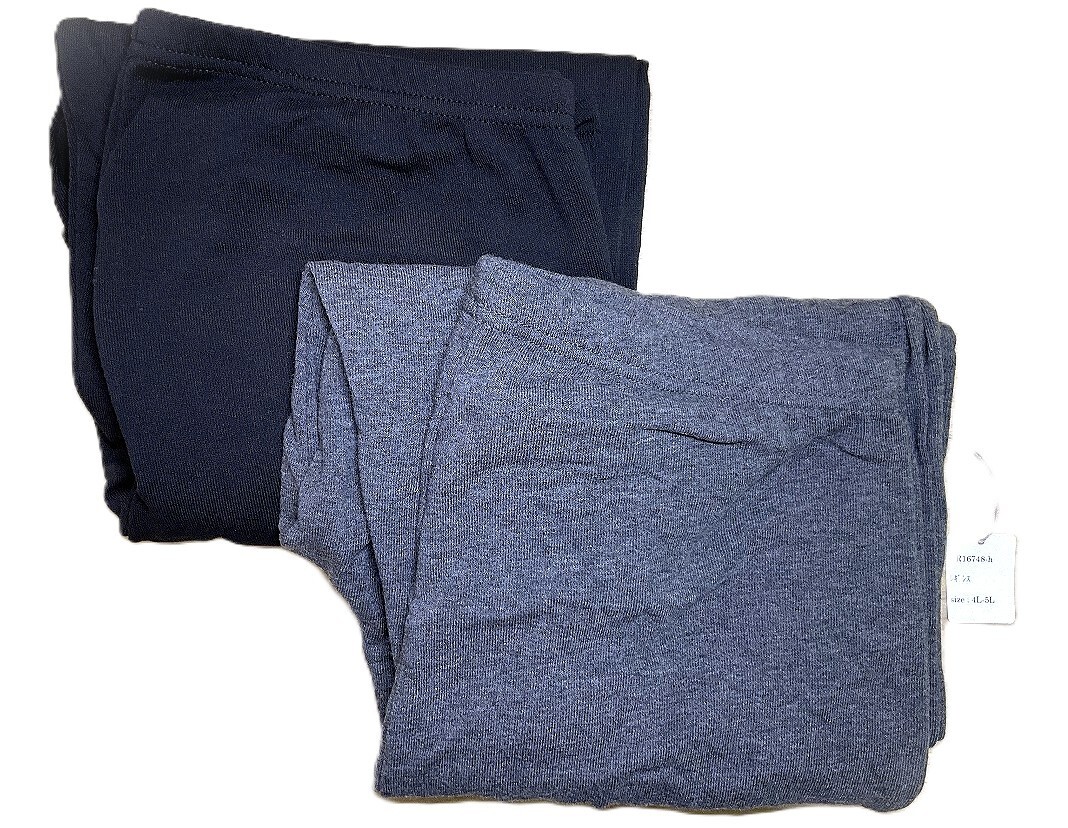 CR16748 ZK⑦【特価】新品 大きい 裏起毛レギンス 2枚組 4L-5L ブラック ストレッチ 綿混 楽ちん ウエストゴム 裏起毛 レディース拍卖