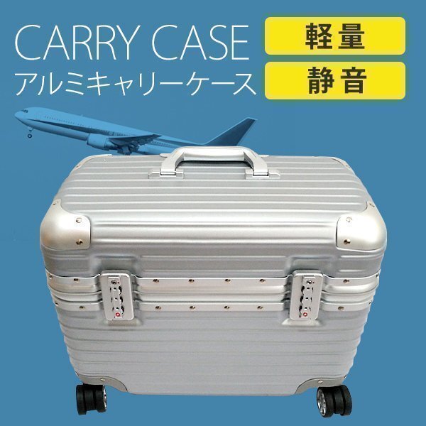 スーツケース シルバー 18インチ トップオープン 機内持ち込み TSAロック キャリーケース拍卖