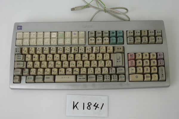 【k1841】CASIO カシオ 楽一 JISキーボード S-KB-117J拍卖