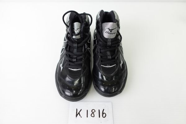 【k1816】MIZUNO ミズノ ウエーブダイバースLG3 スタジオエクササイズ用シューズ 23.5 ブラック エアロ ダンス拍卖