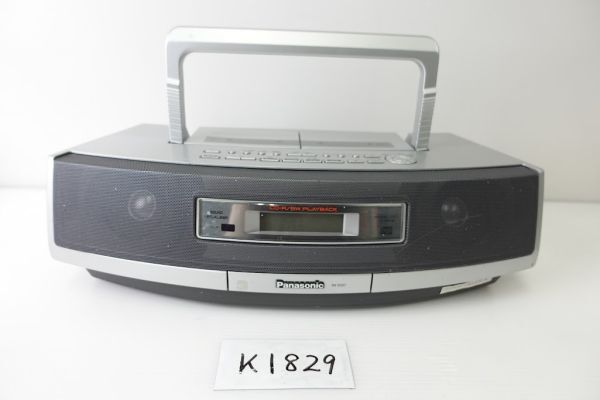 【k1829】Panasonic パナソニック CDラジオカセット RX-ED57 2004年製 ダブルカセット拍卖