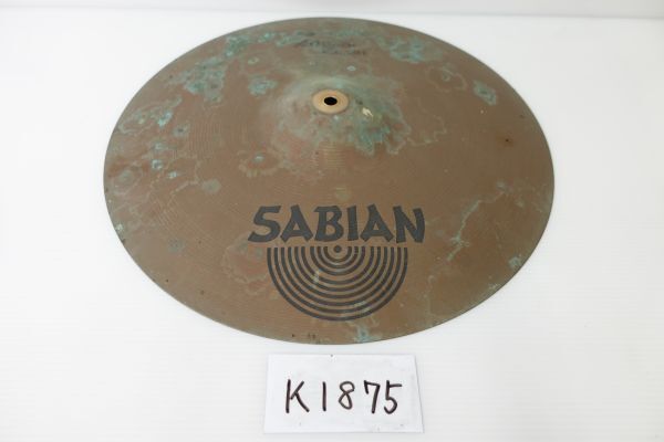 【k1875】SABIAN AA Rock Crash 18 クラッシュシンバル セイビアン ジャンク品拍卖