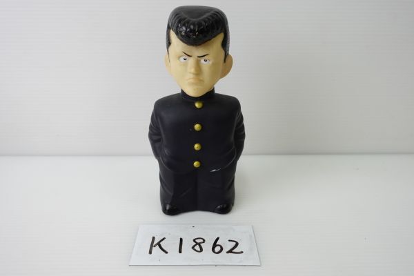 【k1862】ビーバップハイスクール トーキングフィギュア ヒロシ ソフビ 当時物 ジャンク品 昭和レトロ拍卖