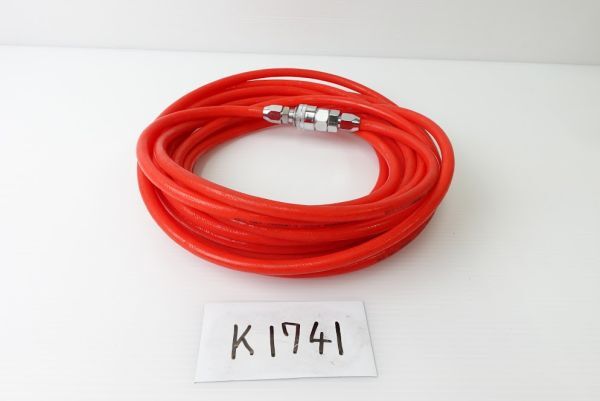 【k1741】エアホース カプラー付き ポリウレタンホース Φ6.5×10mm 1.47MPa 1S1002拍卖