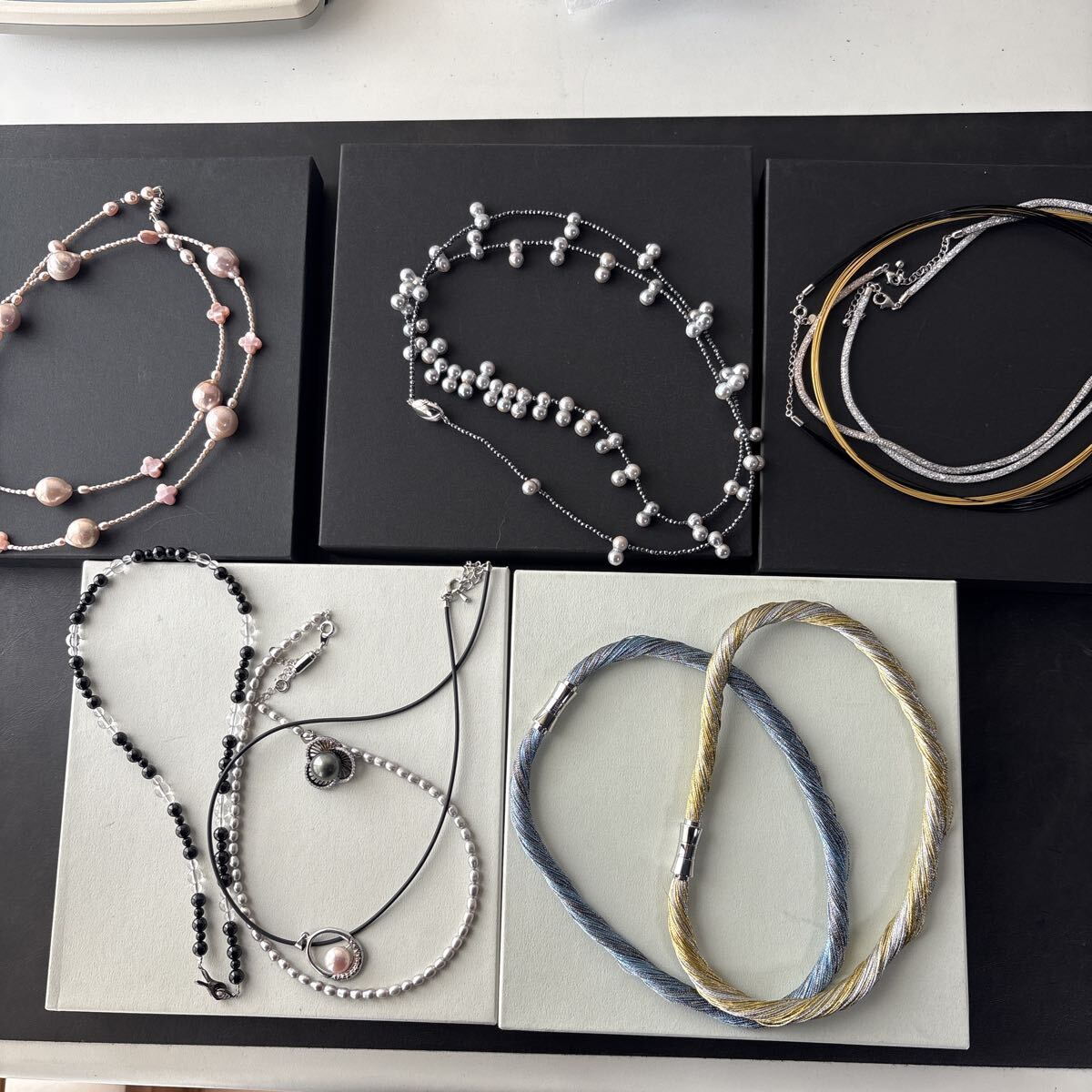 パールネックレス? チョーカー?など 11点まとめて 箱付きあり silverあり まとめて 極美品!★27拍卖