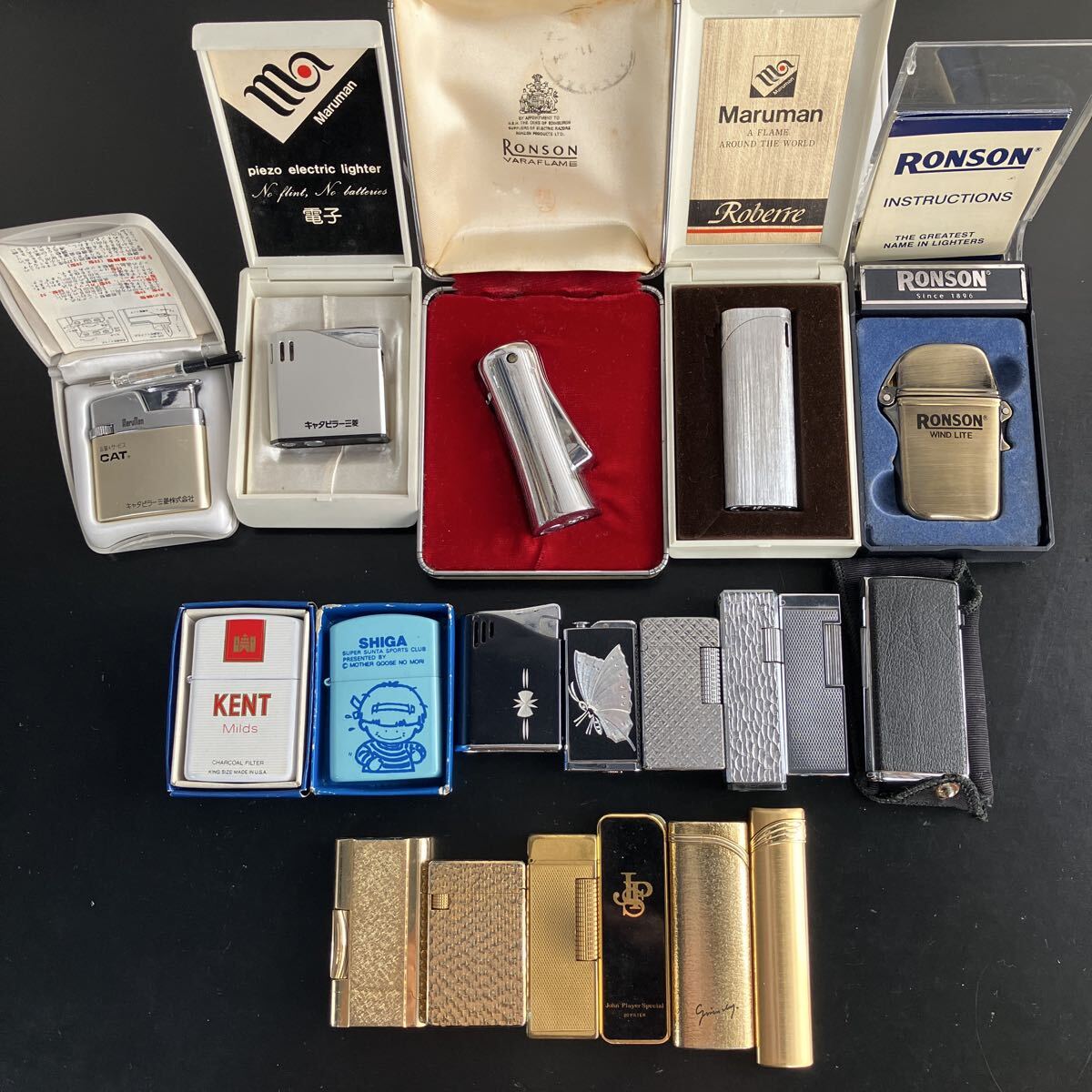 ライターまとめて オイルライター ガスライター 喫煙具 喫煙グッズ マルマン RONSONなど コレクション ★29拍卖