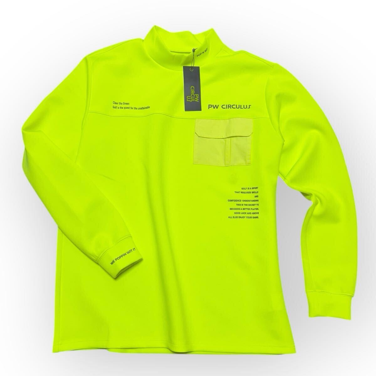 新品 1円スタート!PWCIRCULUS Lサイズ 定価1.2万 新品未使用 23区ゴルフ PW CIRCULUS ストレッチ 一枚でサマになる NEW ポケットモックT拍卖