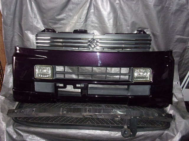 【2703】エブリィ DA64W 2010年式 ZED バイオレットパール フロントバンパー Fバンパー拍卖