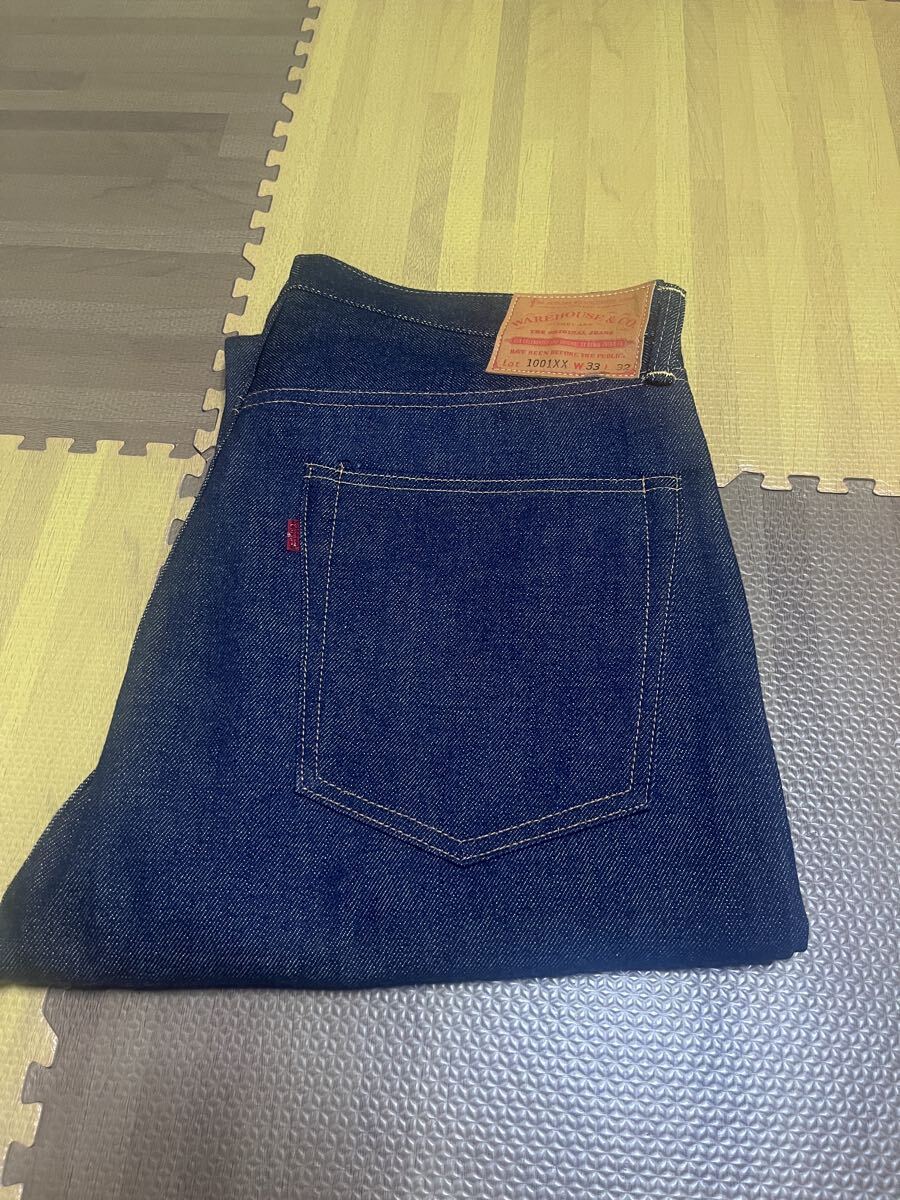 【新品】W33L32 ウエアハウス ジーンズ 1001XX WAREHOUSE リジッド拍卖