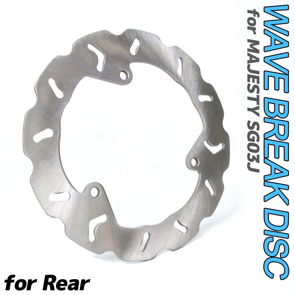 ヤマハ マジェスティ250 マジェスティC SG03J リア用 ウェーブ ブレーキディスクローター バイク カスタム 補修 交換 リペア パーツ拍卖
