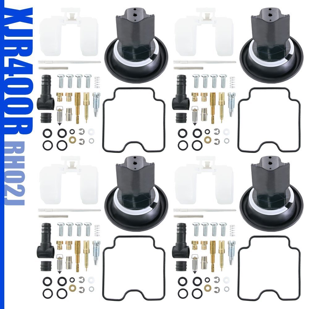 XJR400R RH02J キャブレター リペアキット オーバーホールキット 燃調キット 社外品 部品 純正互換 #95 #100 スロー 真空 カスタム拍卖