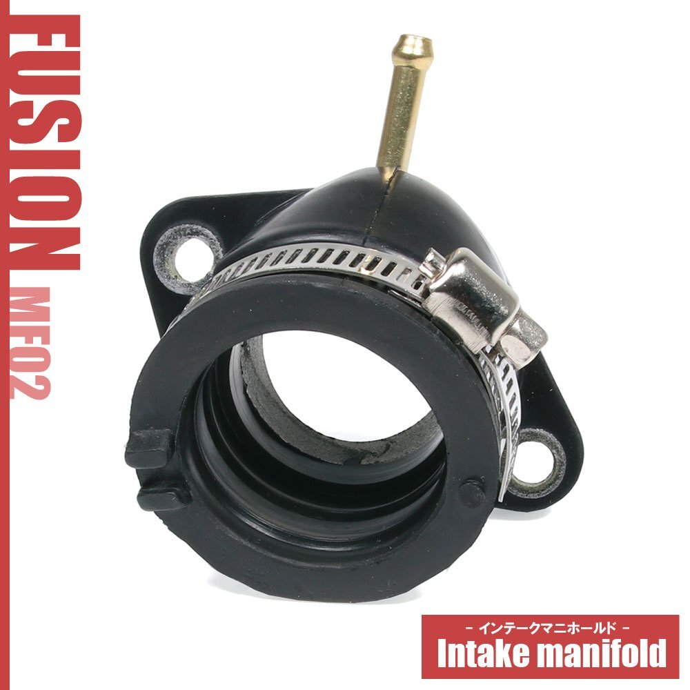 インテークマニホールド フュージョン MF02 インシュレーター インマニ 社外 吸気 パーツ 1個 バイク キャブレター 交換 部品 ホンダ拍卖