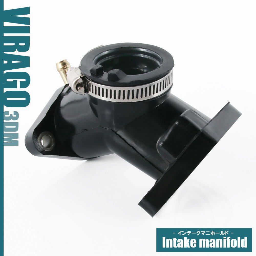 インテークマニホールド ヤマハ ビラーゴ XV250/S 3DM インシュレーター インマニ Oリング付属 社外品 吸気 パーツ バイク キャブレター拍卖