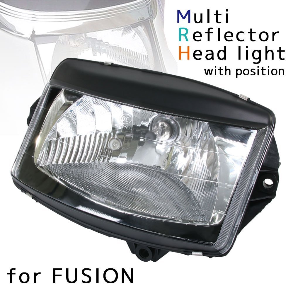 ホンダ フュージョン MF02 ヘッドライト マルチリフレクター ヘッドランプ ポジション付 カスタム パーツ ASSY 外装 部品 バイク 交換拍卖