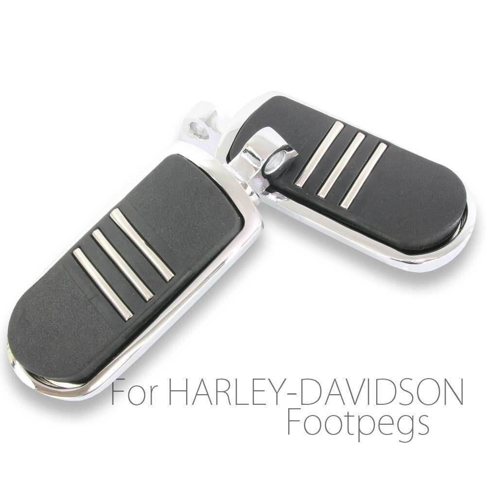 ハーレー メッキ フットペグ 左右セット Aタイプ ステップ フットレスト スポーツスター ソフテイル ダイナ V-ROD ツーリング拍卖
