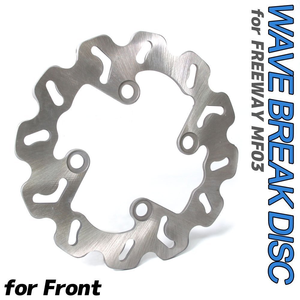ホンダ フリーウェイ MF03 フロント用 ウェーブ ブレーキディスクローター ブレーキディスク バイク 補修 交換 メンテナンス拍卖