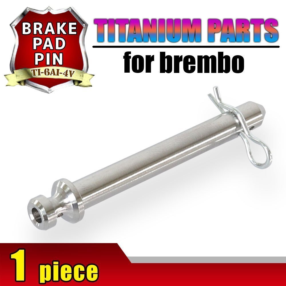 メール便OK!チタン製ブレーキパッドピン ブレンボ 旧カニキャリパー用 2POT 1PIN用 シルバー 旧型 64チタン拍卖