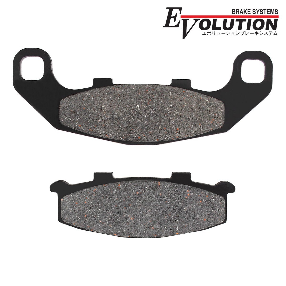 ブレーキパッド EV-430D セミメタル バイク用 カワサキ スタンダード 2枚セット ゼファー550 1キャリパー 黒 ブラック リヤ ニンジャ250R拍卖