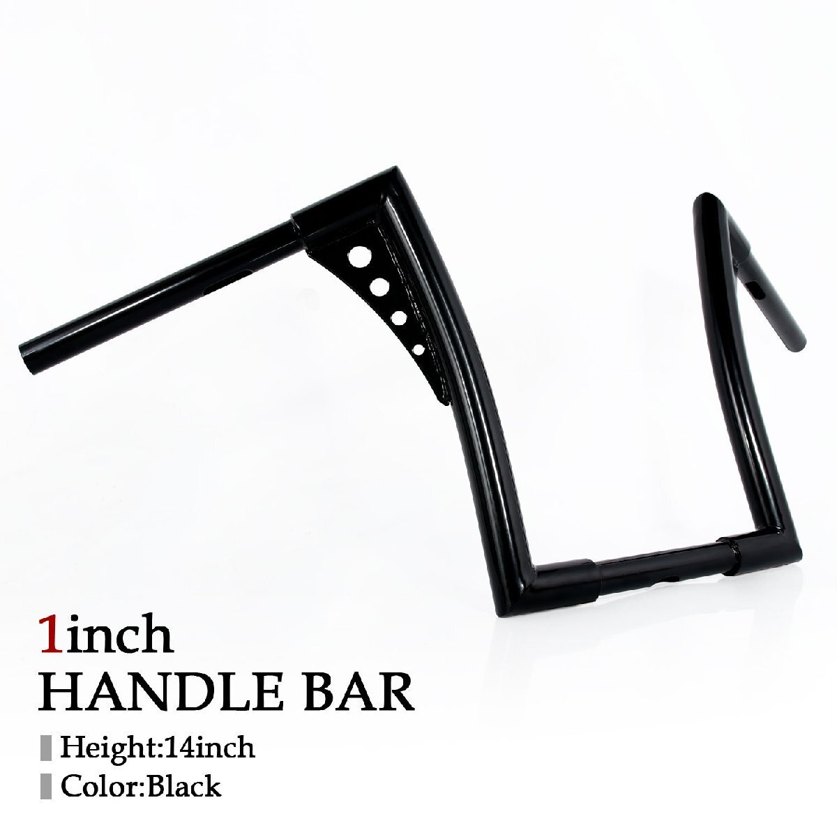 インチバー ハンドルバー 14インチ ブラック ハーレー アメリカン パーツ カスタム FXDC FXLR FXCWC FXBR FLFBS FLSB FLHX FLHT RH1250S拍卖