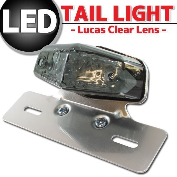 ルーカスLEDテールランプ スモーク/クローム CL400 GB250 TW200拍卖