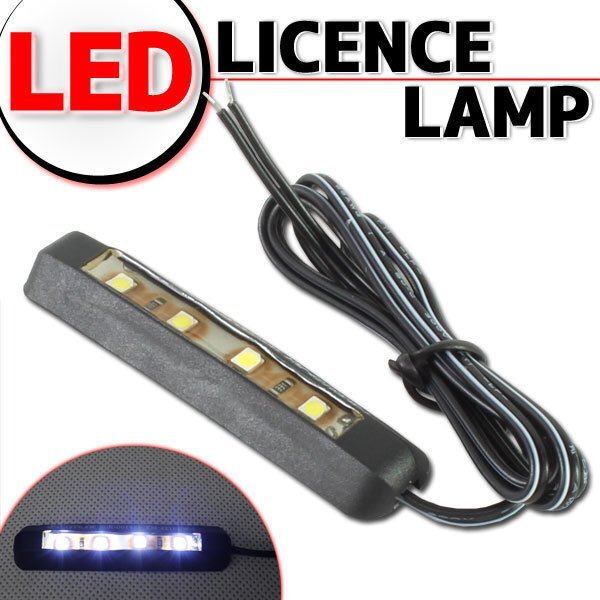 ソフトラバー LED ナンバー灯 貼り付け タイプ XT250X SR400 YB-1 ルネッサ トリッカー TW225 ブロンコ TW200 YB50 メイト ライセンス拍卖