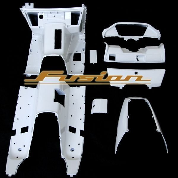 フュージョン MF02 インナーカウル 艶有 ホワイト 白 フルセット インナーカバー 補修 交換 バイク オートバイ HONDA拍卖